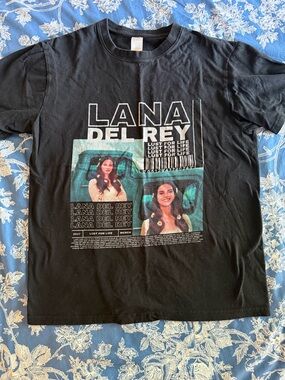 Lana Del Rey 'Lust For Life' Black Graphic Tee